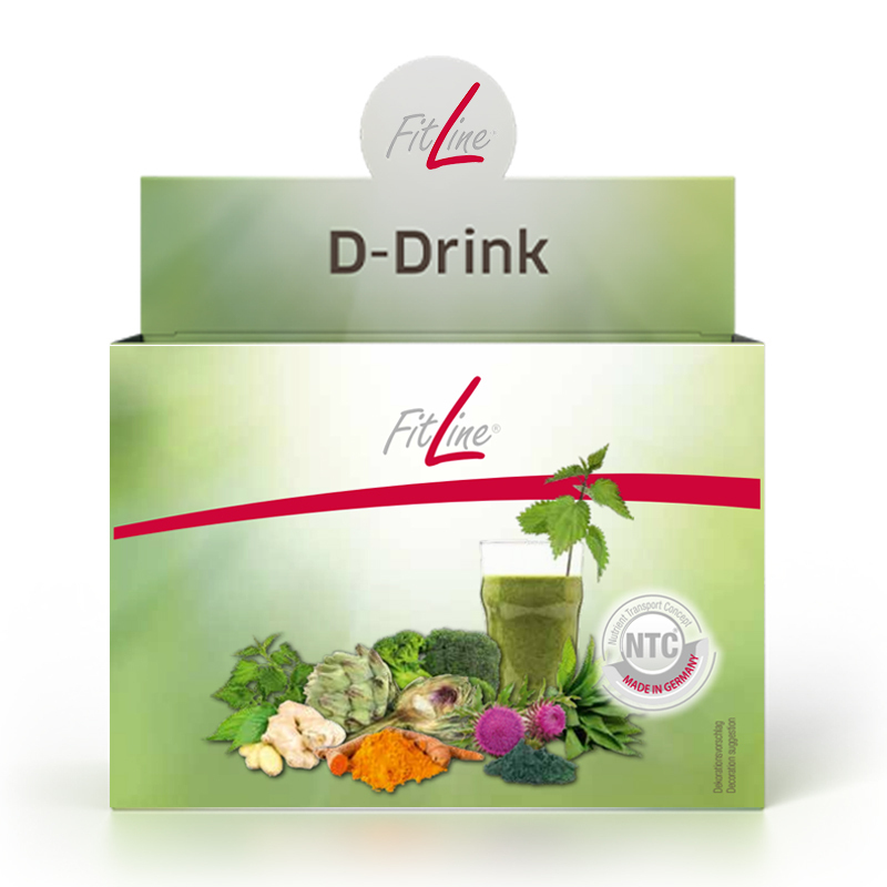 德国进口 Fitline菲莱D-Drink排毒饮料PM果蔬膳食纤维98g