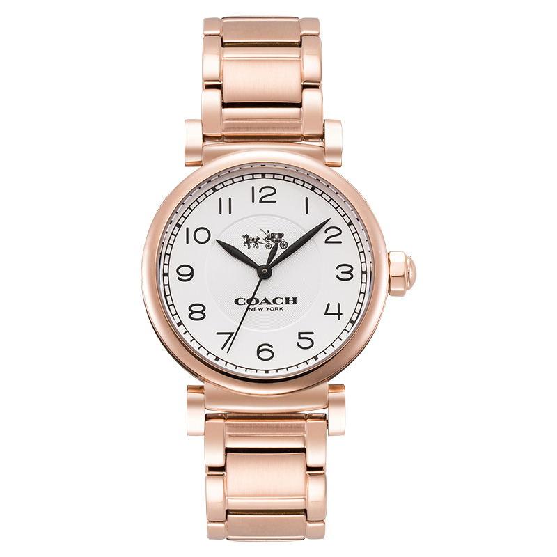 蔻驰(coach)madison风尚系列时尚钢制表带 女士石英表 刘雯同款 参数