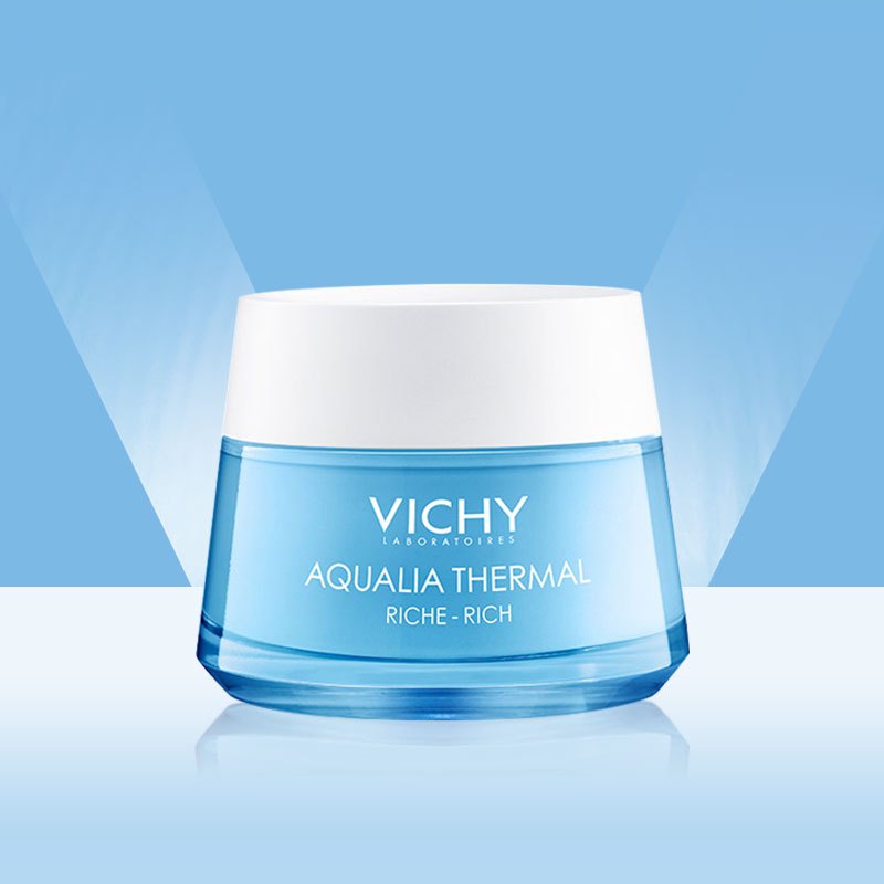 薇姿(VICHY)温泉矿物系列水活霜(滋润型) 50ml 补水修护 舒缓肌肤 面霜