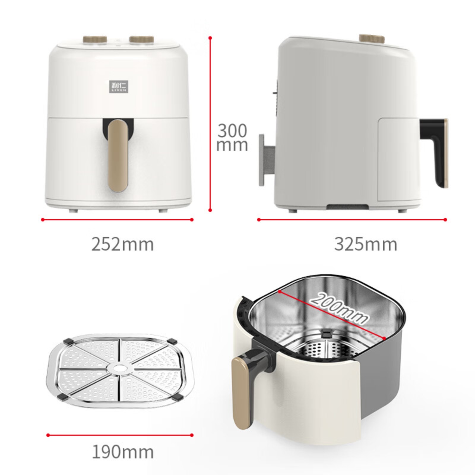 利仁(Liven) 空气炸锅KZ-J4503