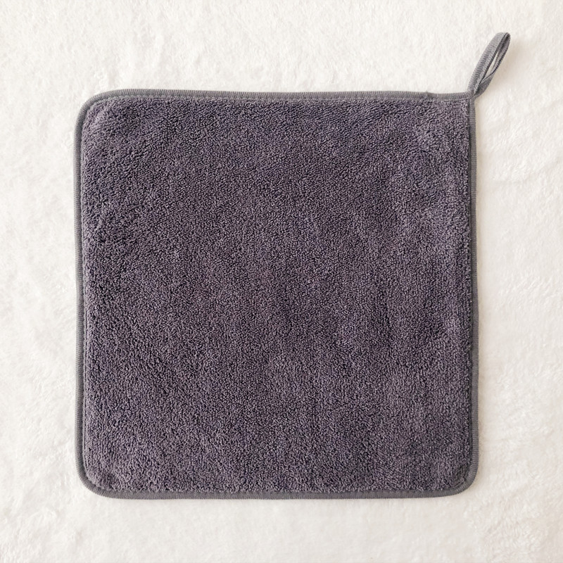 沁春莱加厚珊瑚绒抹布/条 灰色