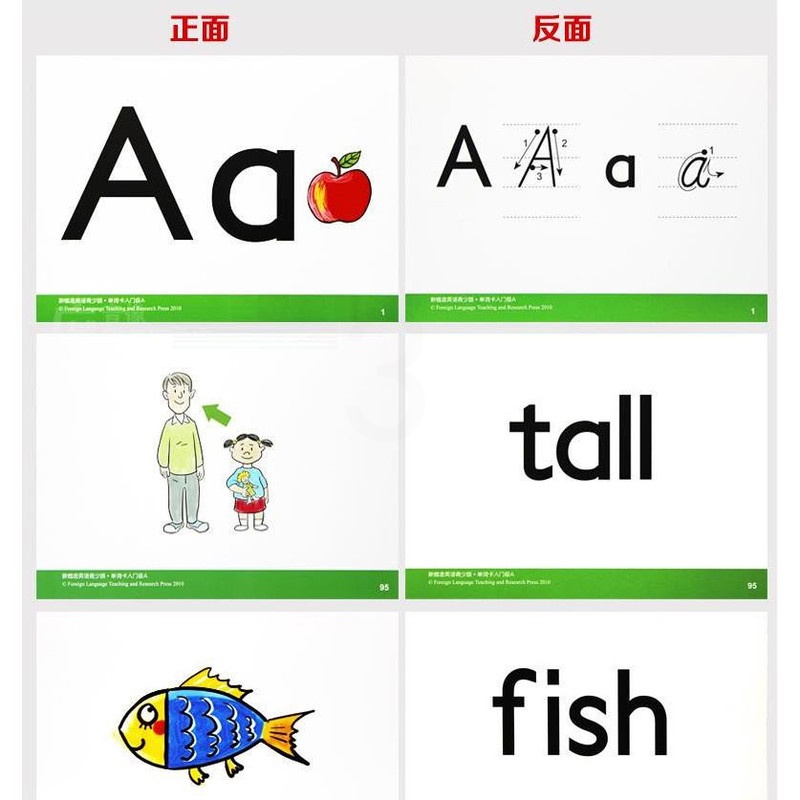 [醉染正版]正版 朗文新概念英语青少版入门级A单词卡 新概念starter A单词 6-7岁幼儿英语单词卡片 零基础初学高清大图