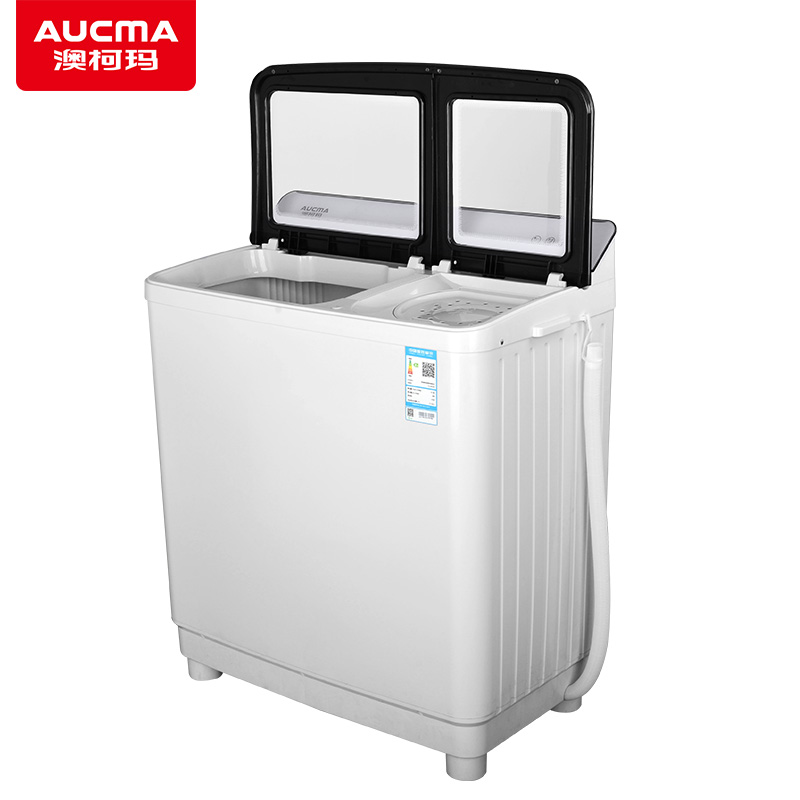 澳柯玛13公斤双桶半自动洗衣机 双缸 家用大容量双缸双筒双电机双动力老式易操作洗衣机XPB130-2858SP高清大图