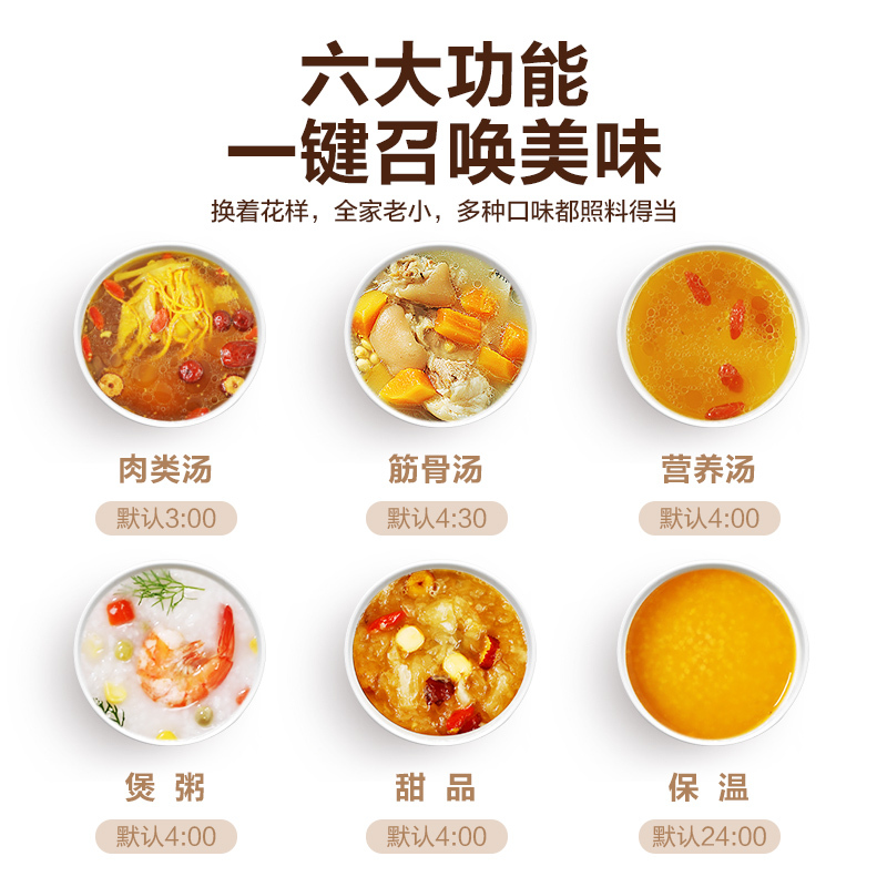 苏泊尔(SUPOR)电炖锅1.5L容量多功能电炖盅煲汤锅炖汤锅煮粥锅燕窝炖盅微电脑控制双层防烫自动保温DG15YC818