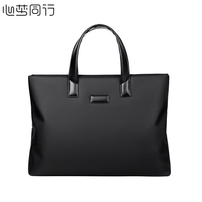 心梦同行手提包 商务公文包文件收纳包 笔记本电脑包防泼水通勤包 0462/个图片