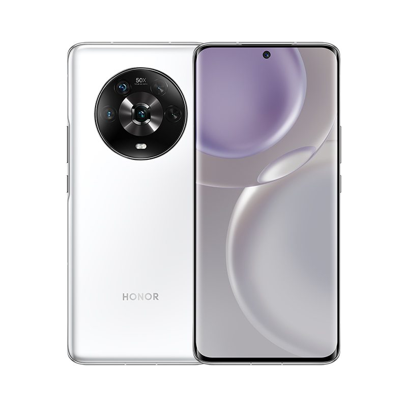 荣耀Magic4 12GB+256GB 釉白 十亿色双曲屏幕 120Hz智能高刷 5000W超广角摄影 潜望式长焦镜头 骁龙8移动平台 66W超级快充 5G手机