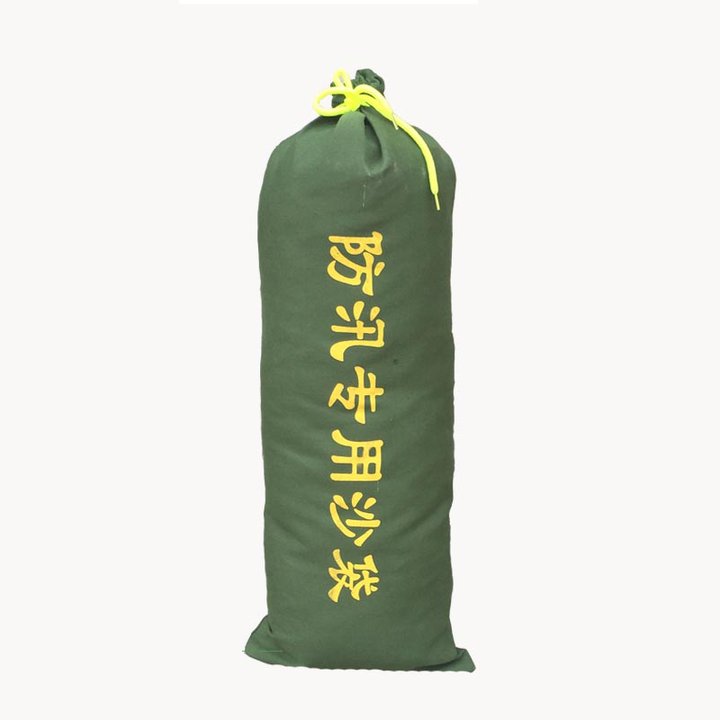 绵冠 防汛专用沙袋有机硅防洪水消防沙包 25*70cm可装10-25kg[10套一组]高清大图