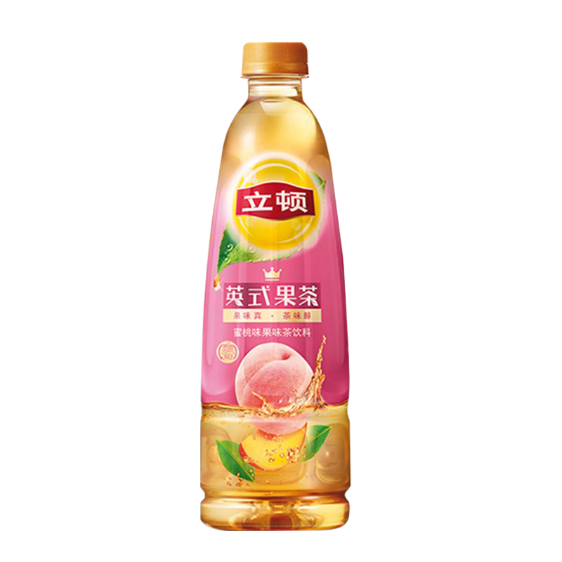 立顿英式果茶甜美蜜桃味500ml