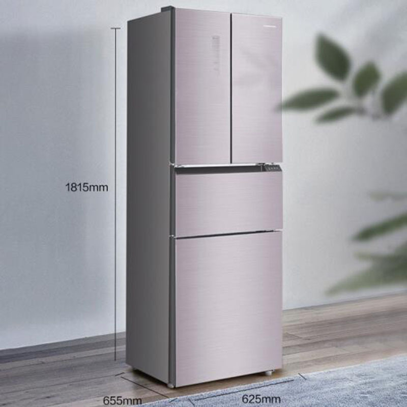 海信hisense296升风冷无霜多门电冰箱玻璃面板变温室四门冰箱bcd296