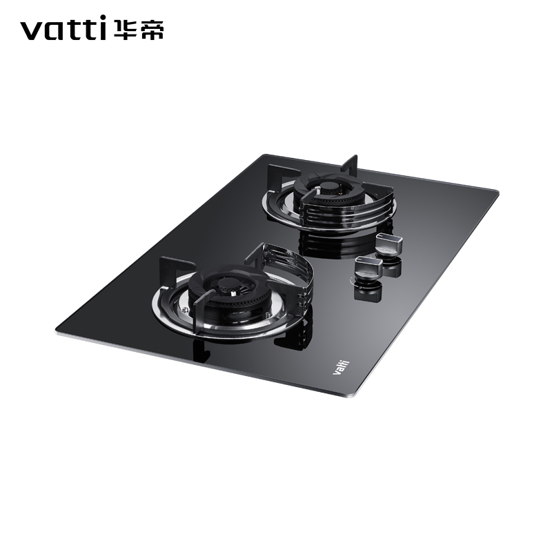 华帝 (vatti) jzt-b8203b 天然气灶 4.2kw大火力台嵌两用双眼灶具