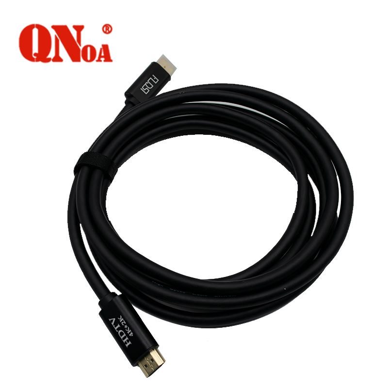 启诺 HDMI线2.0版 8K光纤数据线 电脑电视投影显示器视频连接线 10米 黑色高清大图