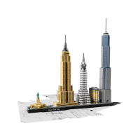 LEGO 乐高 Architecture建筑系列 纽约 21028 200块以上 塑料玩具 10岁以上