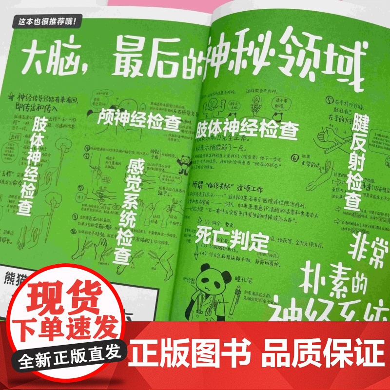 熊猫医生漫画身体检查 后浪临床医学书籍 森皆捻子著 医疗高清大图