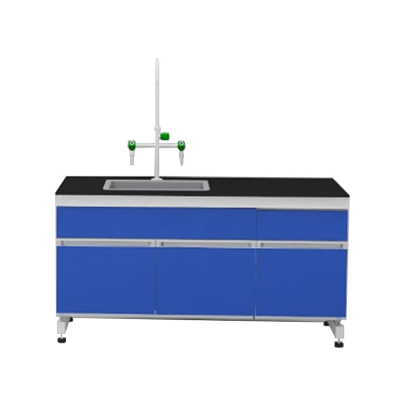 臻远 ZY-SYT-15 实验室 工作台化验室操作台化验桌 1.5米左含水槽台