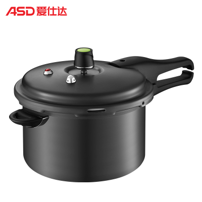 爱仕达(ASD)锅具18CM压力锅YL18B2WG铝合金硬氧六保险压力锅一锅多用多功能磁炉通用压力锅