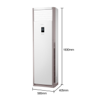 美的5匹 变频冷暖商用柜机空调380V使用RFD-120LW/BSDN8Y-PA401(B3)B