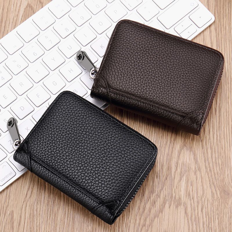 派尼美特卡包男士真皮防盗刷多卡位卡片包大容量卡夹小巧女卡套防消磁