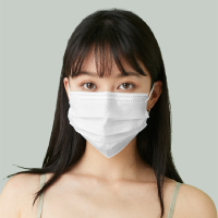 【50只】口罩一次性成人防护白色蓝色口罩隔离防唾沫透气含溶喷布耳戴式口罩 维康
