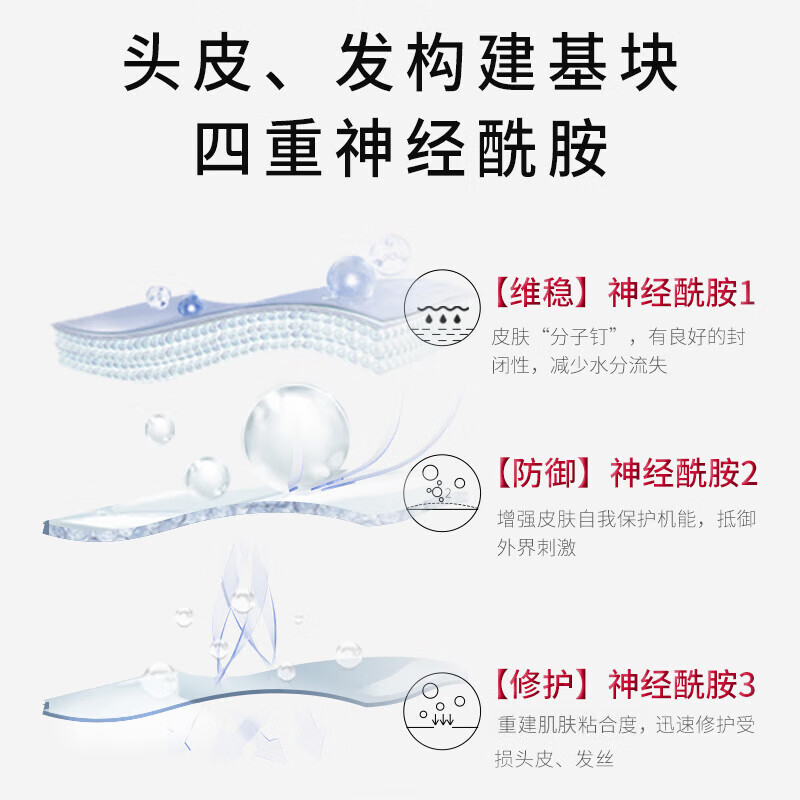 舒蕾 头皮水润强韧修护洗发露 700ml高清大图