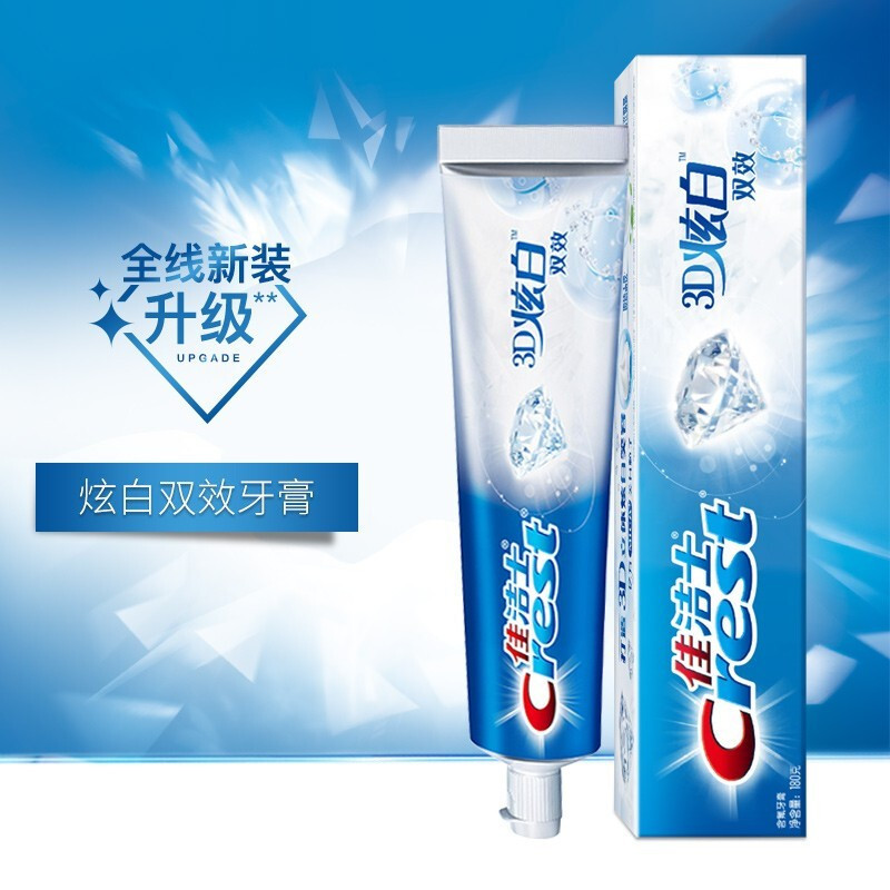 佳洁士3D炫白茉莉茶爽牙膏180克/支