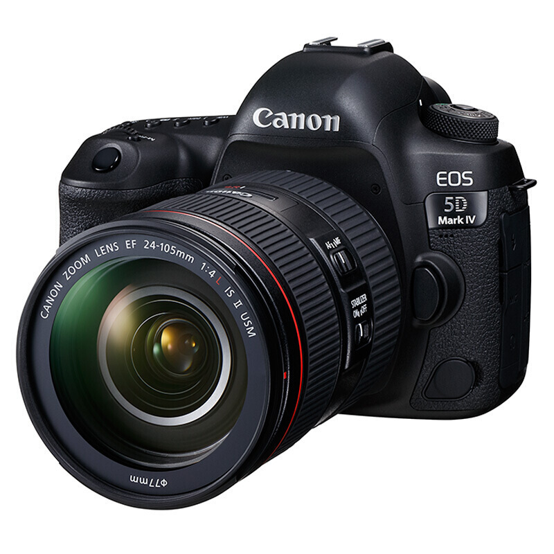 佳能(Canon) EOS 5D Mark IV 5D4(24-105) 单反相机 单反套机 全画幅黑色