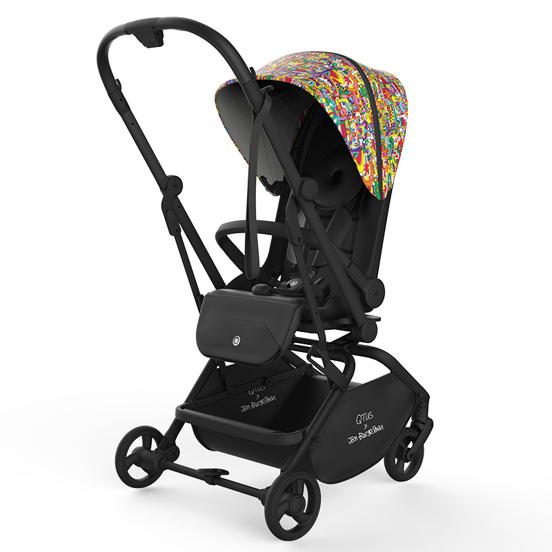 quintus/qtus昆塔斯q9plusⅡ婴儿推车轻便折叠一键收车可坐可躺双向