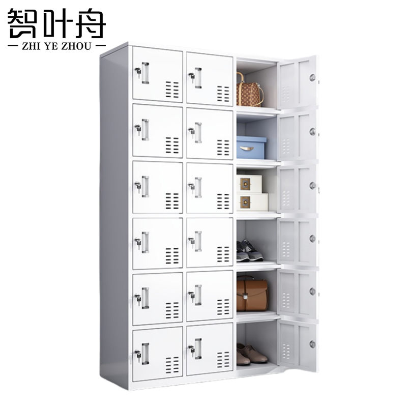 智叶舟办公柜十八门900*350*1800mm台高清大图