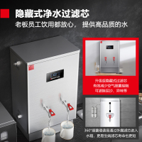 德玛仕DEMASHI商用开水器电热开水机全自动进水304不锈钢商用烧水器 KS-70DP 220V