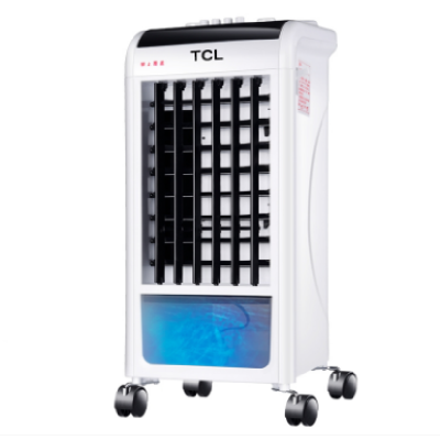 TCL空调扇冷暖两用冷气扇家用冷风机制冷机移动小型空调水空调器_黑白型机械