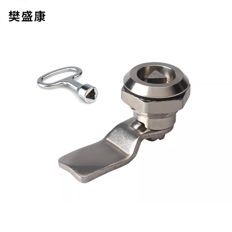 樊盛康 配电柜安全锁201不锈钢三角锁 MS705(带一把钥匙) 把高清大图