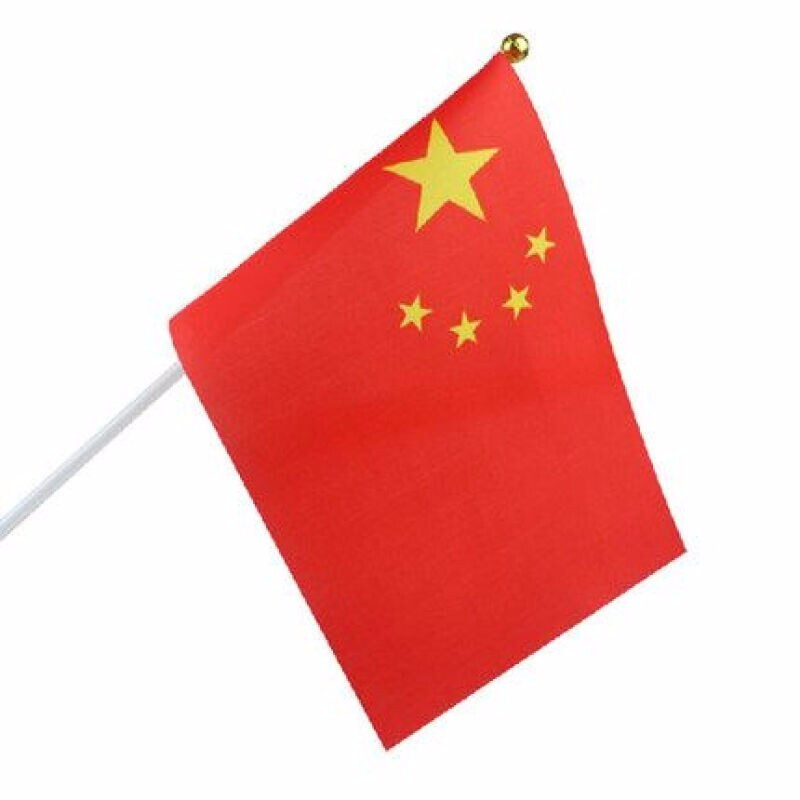 晨光mgascn9541手摇小国旗10个装五星小红旗国庆用品旗帜红领巾