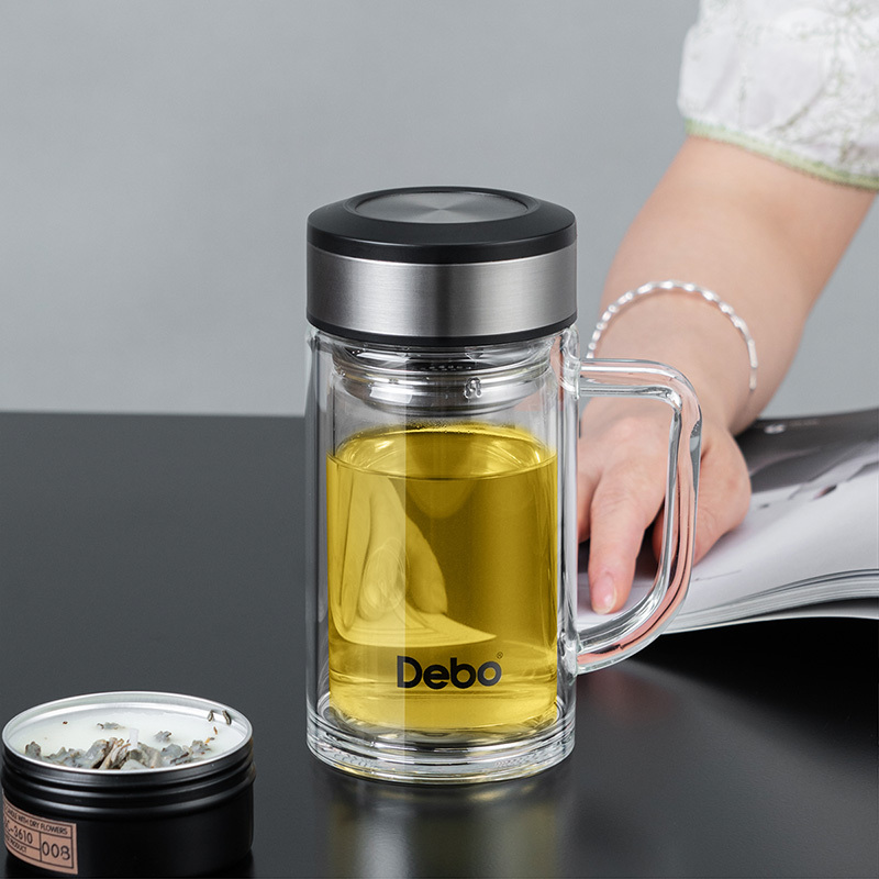 Debo德铂 帕斯卡带过滤玻璃杯 DEP-744 360ml高清大图