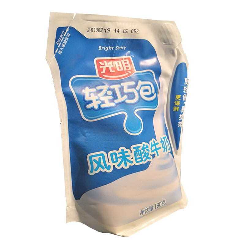 光明轻巧包原味酸奶180g