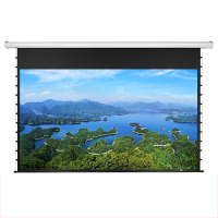 经科JK投影幕布S1-MK3/S1-MKIII 106寸16:9白塑拉绳电动幕布