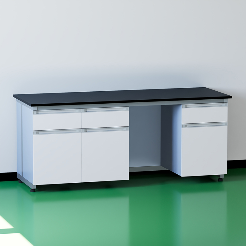 臻远 ZY5052112 实验室 工作台化验室操作台化验桌 钢木暖白2米边台高清大图