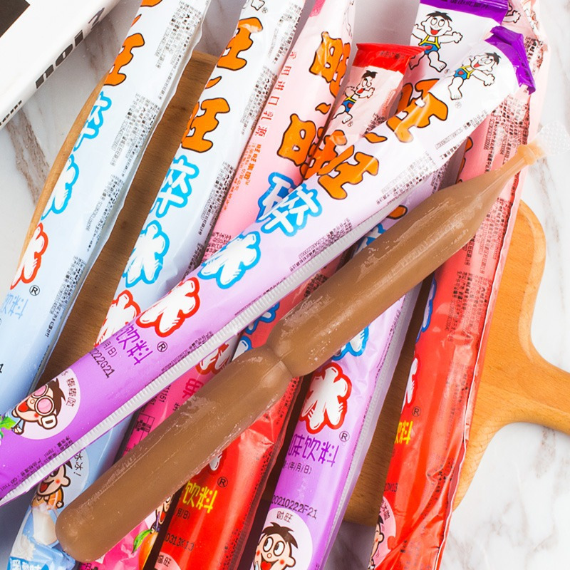 旺旺碎冰冰78ml*10根混合口味碎碎冰吸吸棒棒冰整箱夏季果味饮料批发高清大图
