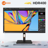 联想(Lenovo)来酷M3221PL 32英寸4K超清IPS支持HDR广色域 400亮度Type-C65W 内置音箱低蓝光旋转升降显示器