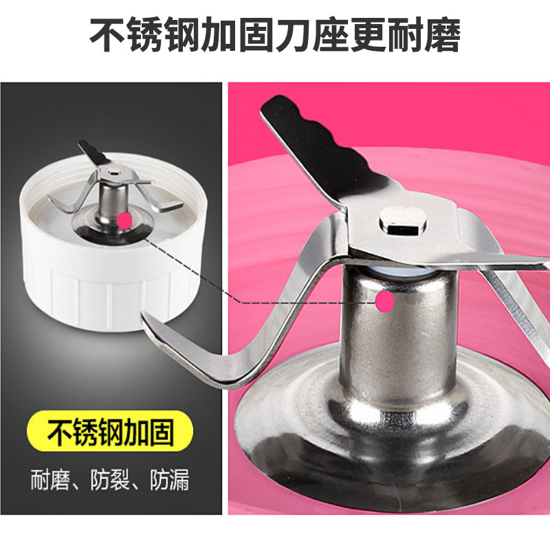 九阳(Joyoung)料理机家用多功能榨汁机搅拌机婴儿辅食榨汁杯三杯配置 碎冰研磨果汁机豆浆小米糊JYL-C020E高清大图