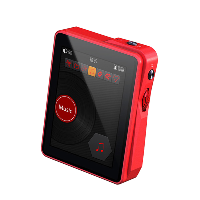 纽曼(Newsmy)mp3播放器 G7 DSD无损音乐播放器 2.5D双面玻璃HIFI播放器 便携随身听 中国红