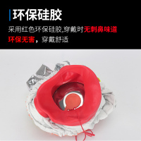 大邦面具消防3C认证家用防毒面具自发光夜光盒TZL30过滤式自救呼吸器防烟防火面罩逃生面罩无异味红色硅胶应急用