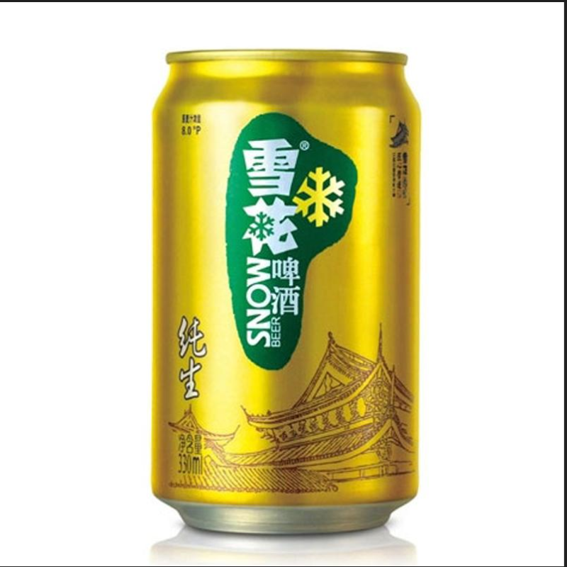 雪花啤酒(Snowbeer)8度纯生330ml听装