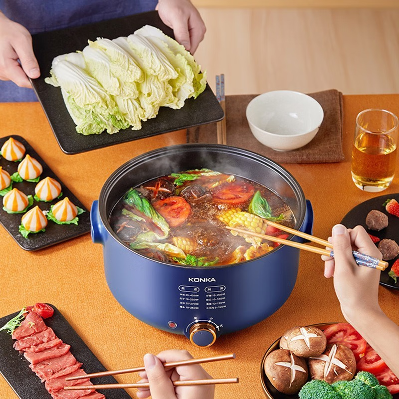 康佳KONKA KZG-HP502 电火锅家用电炒锅多功能电热锅 1.5kg (单位:台)高清大图