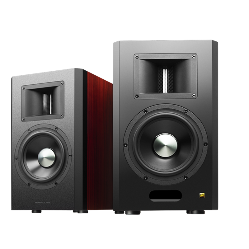 EDIFIER/漫步者 A300PRO新生代2.0有源立体多媒体电脑台式音响hifi蓝牙音箱低音炮电脑家庭影院红樱桃木色高清大图