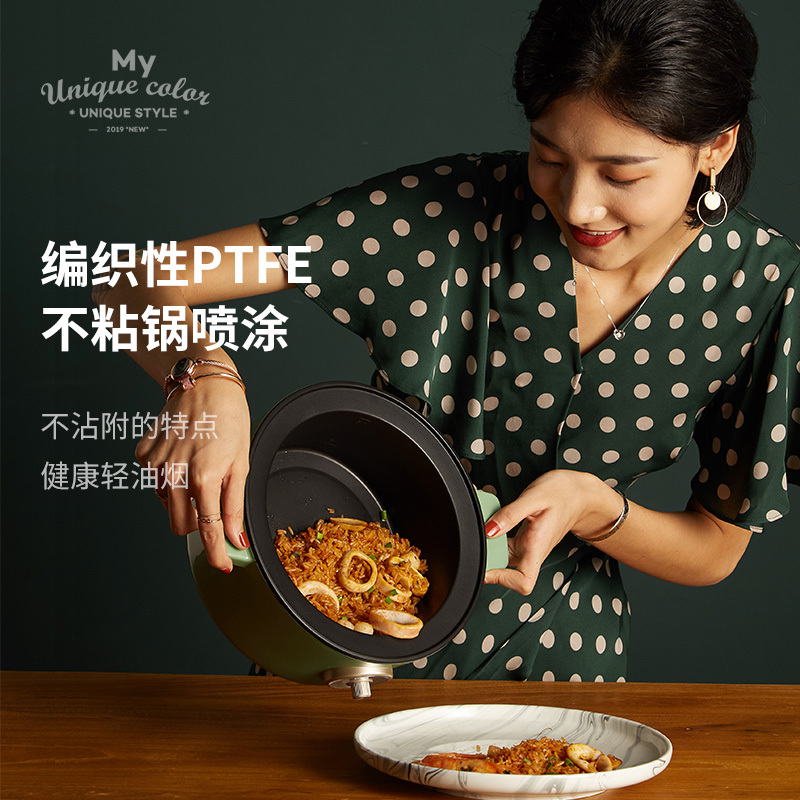 小南瓜电煮锅家用多功能小火锅锅一体小型宿舍学生电热火锅电炒锅