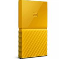 西部数据（WD） My Passport 2TB 2.5英寸 清新黄 移动硬盘 WDBS4B0020BYL
