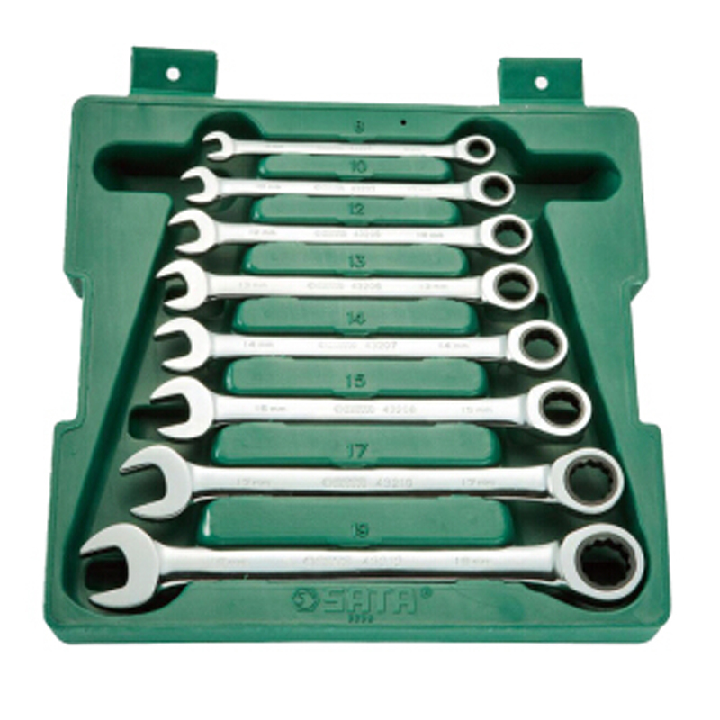 世达(SATA)09040 12件套公制专利型全抛光两用快板 /套 可定制