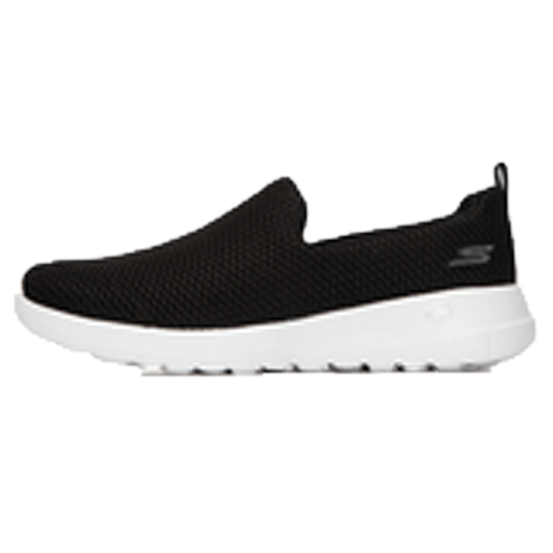 SKECHERS斯凯奇女鞋健步一脚套 透气网布休闲鞋 15600-BKW 15600/BKW 35
