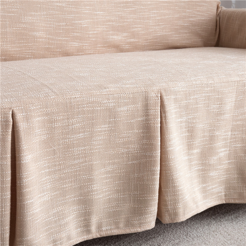 家柏饰(CORATED)北欧色沙发盖布套罩全包懒人沙发布单沙发巾全盖防猫抓 魔幻黑 200*260CM高清大图