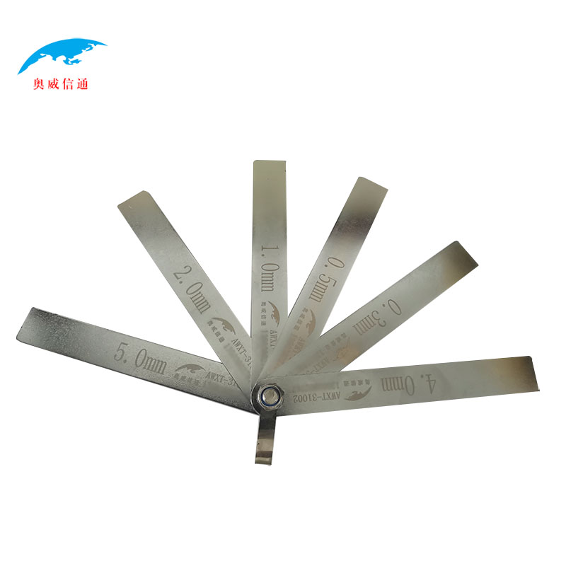 奥威信通 塞尺试验片 0.3/0.5/1/2/4/5mm 套 5m*19mm