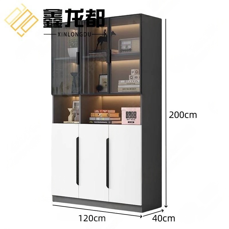 鑫龙都 置物柜 书柜1.2米台 2米高